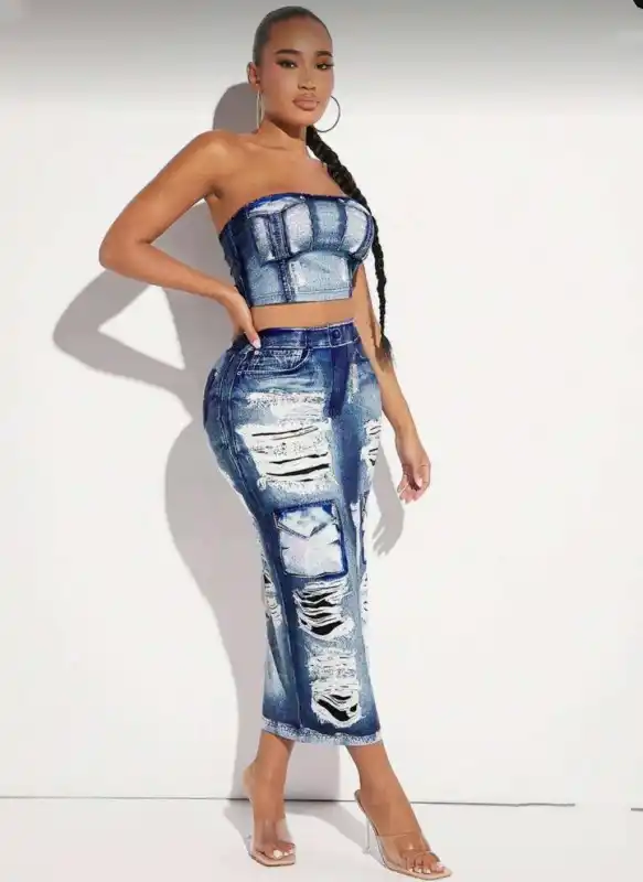 Conjunto estampado vaquero | New Secret