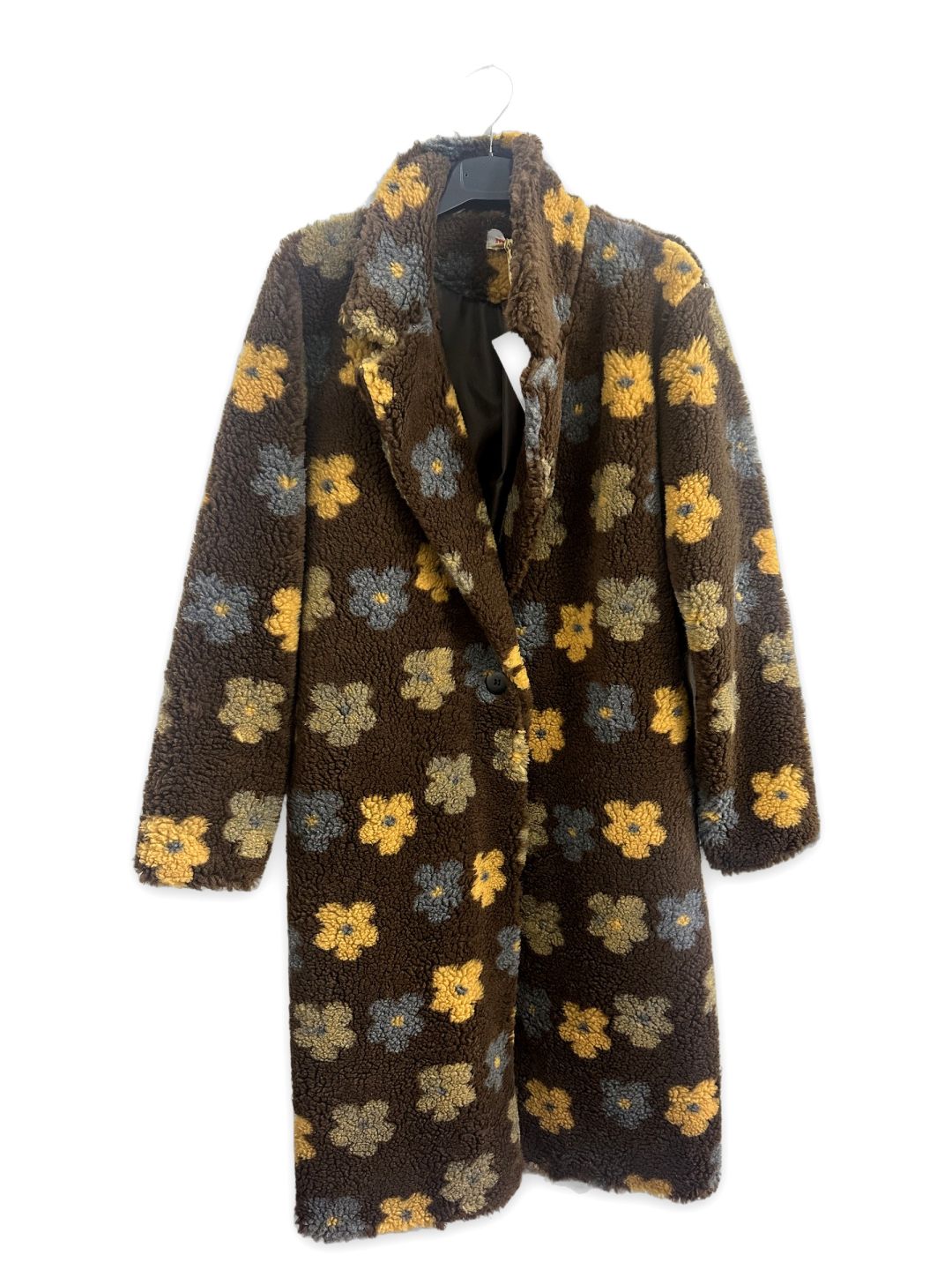 Cappotto lungo a fiori